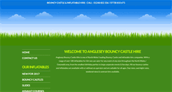 Desktop Screenshot of angleseybouncycastlehire.com