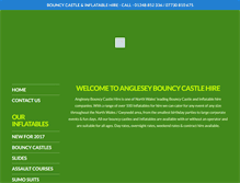 Tablet Screenshot of angleseybouncycastlehire.com